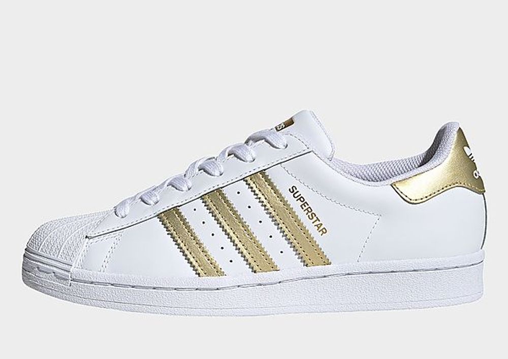 adidas Originals Chaussure Superstar - Cloud White / Gold Metallic / Cloud White