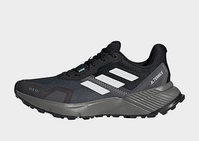 adidas Chaussure de trail running Terrex Soulstride RAIN.RDY - Core Black / Crystal White / Mint Ton