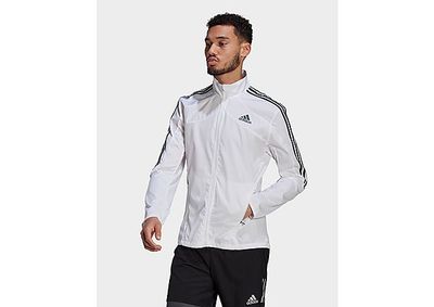 adidas Veste Marathon 3-Stripes - White / Black