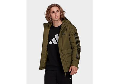 adidas Veste Utilitas 3-Stripes Hooded (Non genrée) - Focus Olive