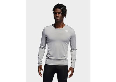 adidas T-shirt Techfit Compression Long Sleeve - Mgh Solid Grey