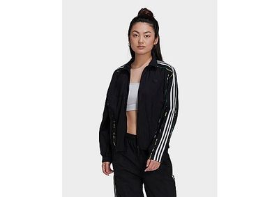 adidas Originals Veste de survêtement Floral Piping Woven - Black