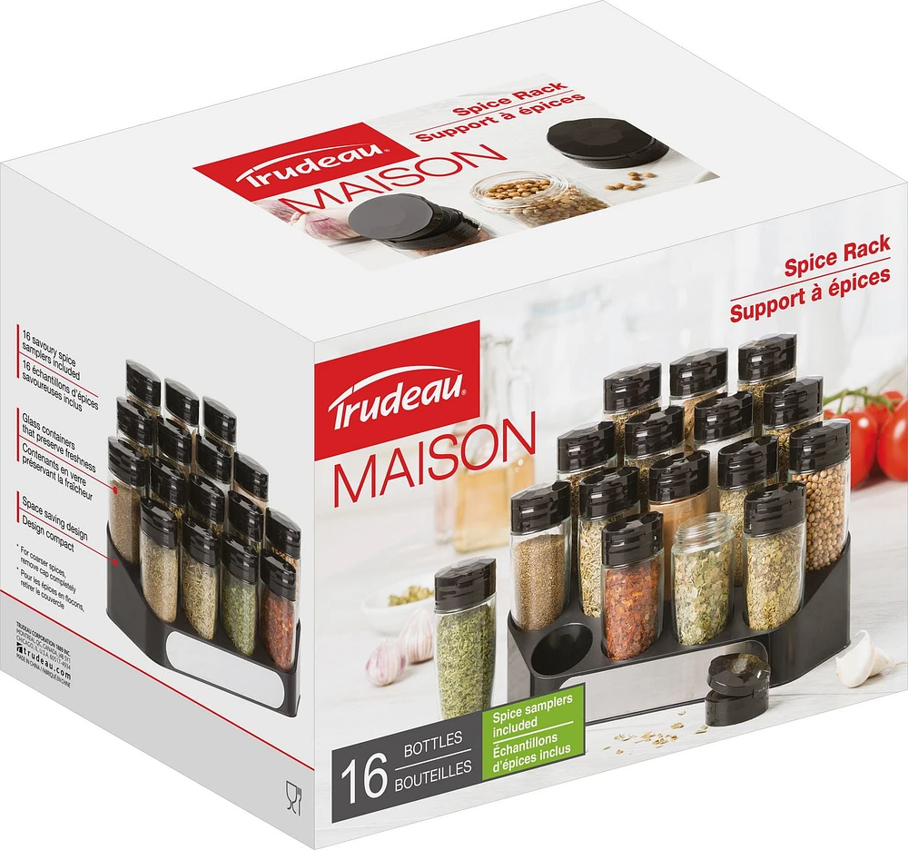 Trudeau Maison 16-bottle Spice Rack, 16-bottle Spice Rack