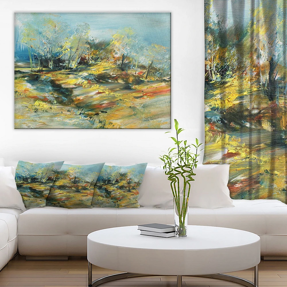 Design Art Abstract Landscape Canvas Print