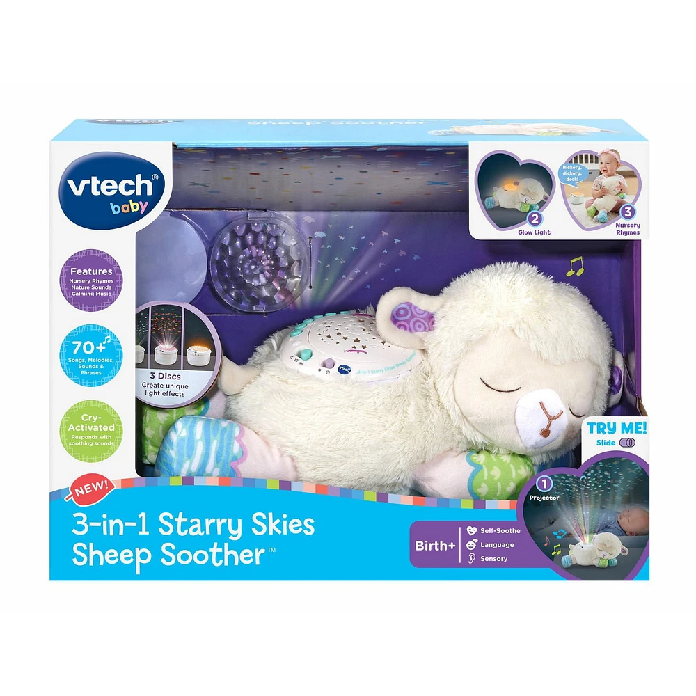 VTech Manon, lumi mouton nuit étoilée - Version anglaise Naissance+