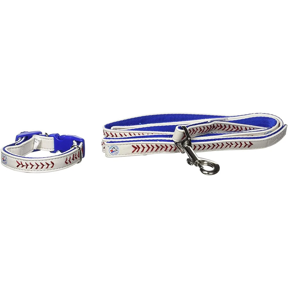 Silverpaw Toronto Blue Jays Official Collar and Leash Set Large