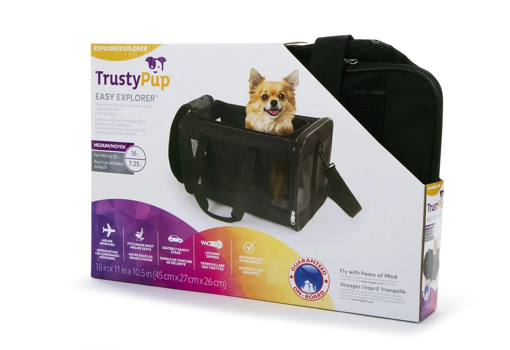 TrustyPup Easy Explorer Pet Carrier Dog Toy, Leak-proof base