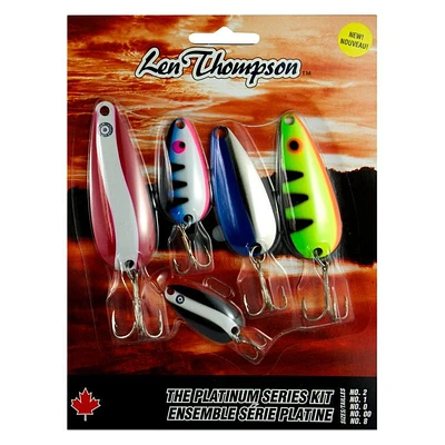 Len Thompson 5-Piece Lure Kit - Platinum Series, More modern and more premium paint patterns