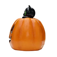 8" Plastic Peek a Boo Cat Way to Celebrate Halloween Indoor Décor