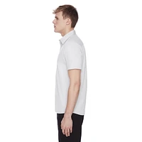 Chemise manches courtes pour homme Dark Black Tailles P-TTG