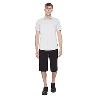 Chemise manches courtes pour homme Dark Black Tailles P-TTG