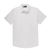 Chemise manches courtes pour homme Dark Black Tailles P-TTG