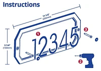 PRO-DF Econo Address Plaque