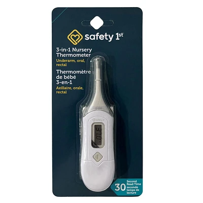 Safety 1st 3-In-1 Nursery Thermometer, Infant Health