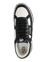 Ecko Doha Men's Blk Wht PU Hightop Sneaker