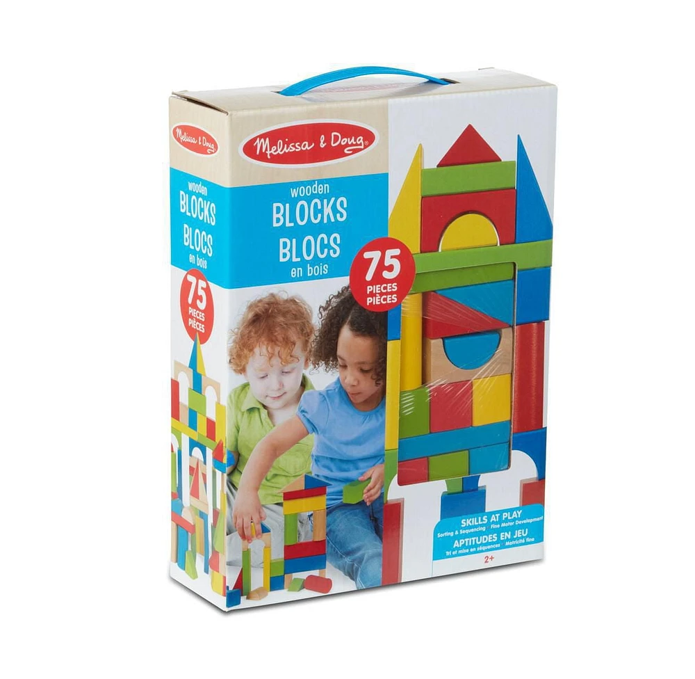 Melissa & Doug Blocs En Bois Multicolores 1 à 5 ans