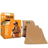 KT TAPE PRO Beige Therapeutic Kinesiology Sports Tape, 20 Strips