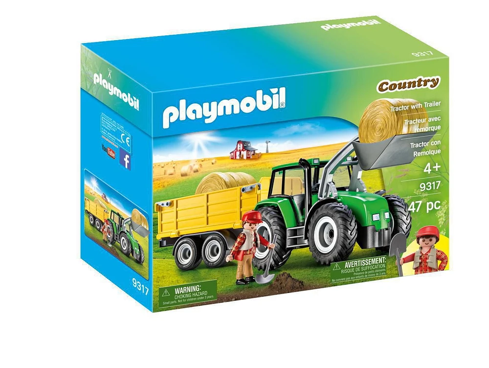 PLAYMOBIL Tractor with Trailer