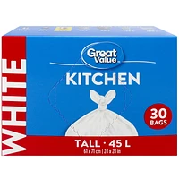 Great Value Tall Kitchen Garbage Bags