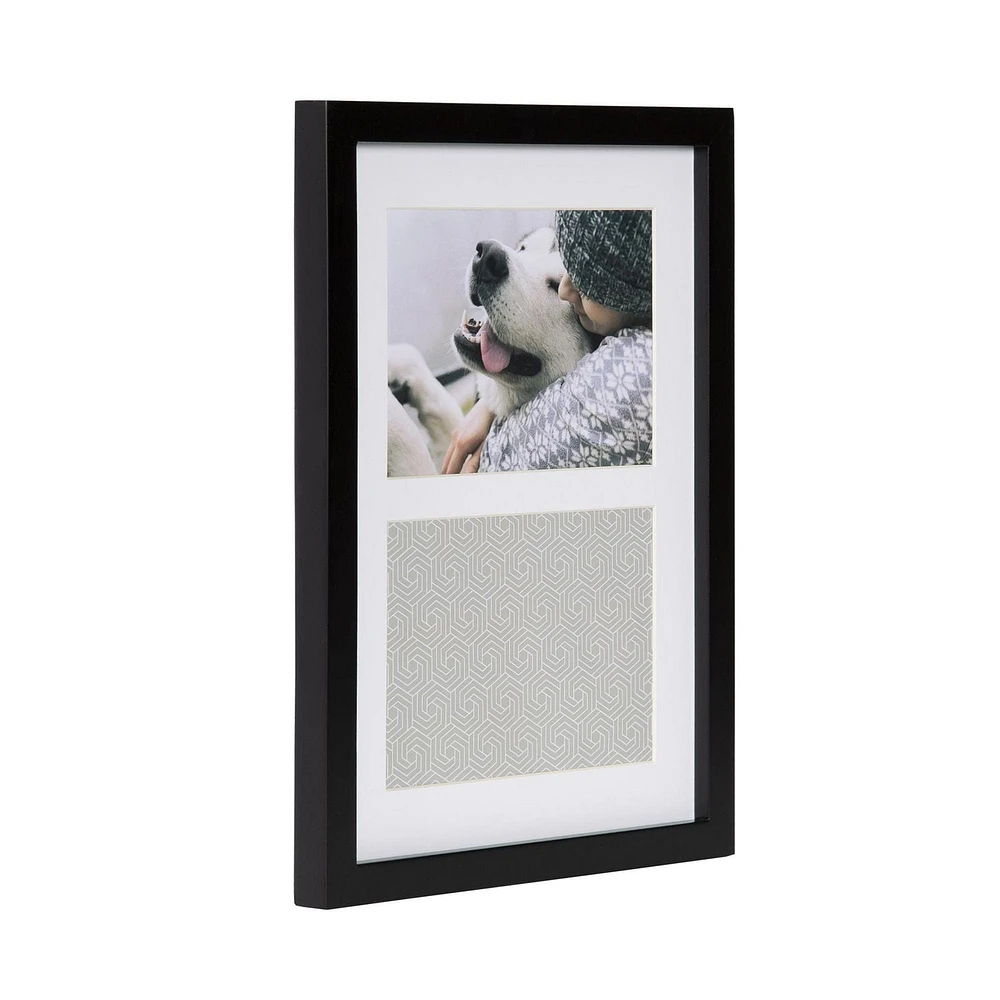 hometrends Gallery Black Collage Picture Frame, Holds 2 – 5x7 photos