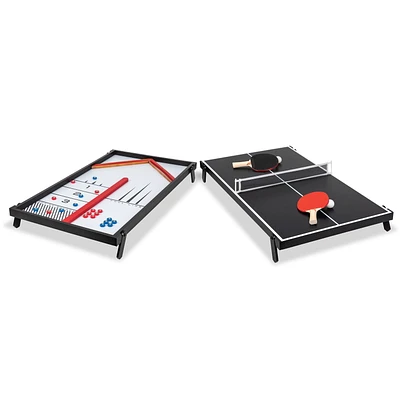 Majik 2-in-1 Flipperz Table Tennis & Rebound Shuffleboard