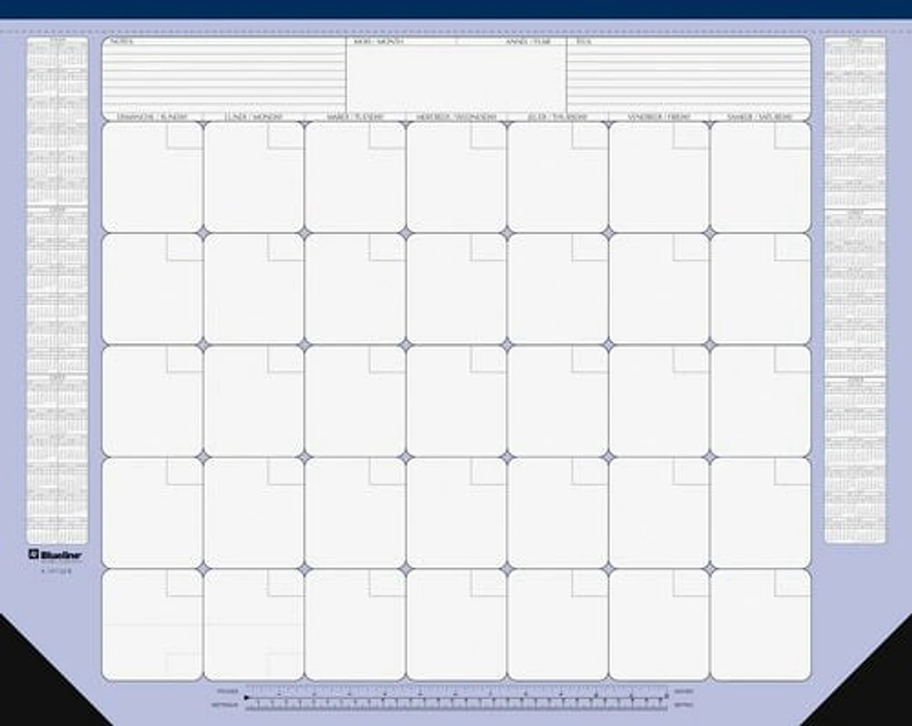 Perpetual Monthly Desk Pad - A181722B