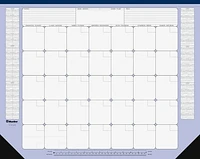 Perpetual Monthly Desk Pad - A181722B