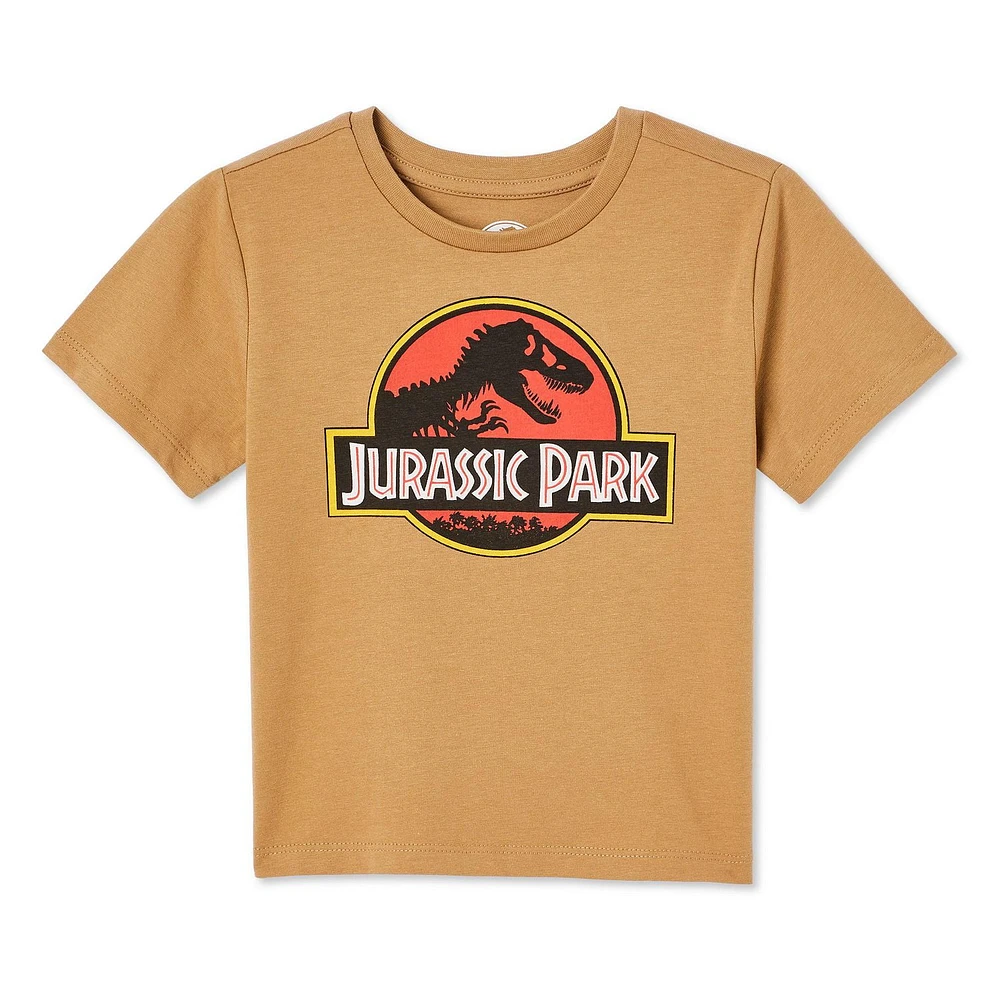 Jurassic Park Toddler Boys' Short Sleeve Tee, Sizes 2T-5T