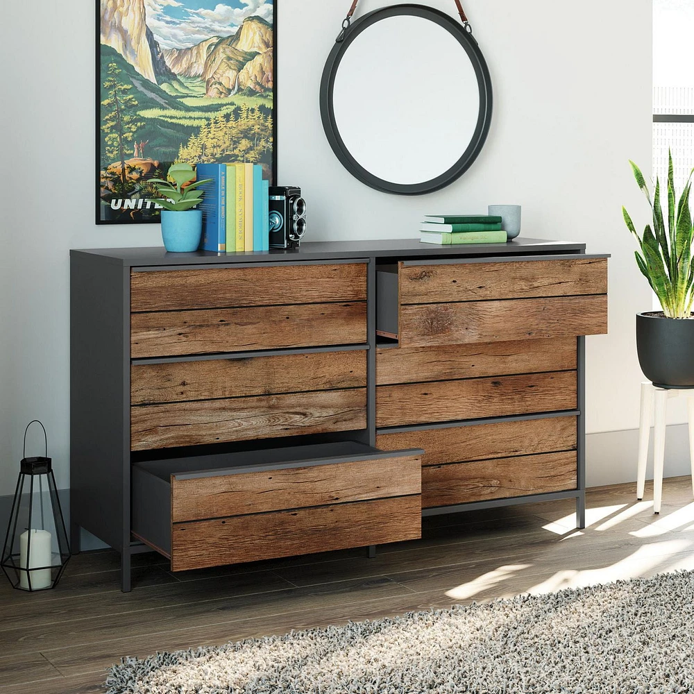 Sauder® Boulevard Cafe 6-Drawer Dresser