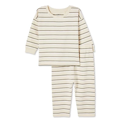 Ensemble 2 pièces avec jogger George collection non genrée pour nourrissons Tailles 0-24 mois