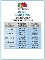 Fruit of the Loom Boys' Fashion Briefs, 5-Pack, Sizes S-XL