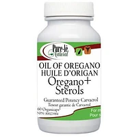 Capsules d'huile d'origan Natural de Pure-lē avec stérols