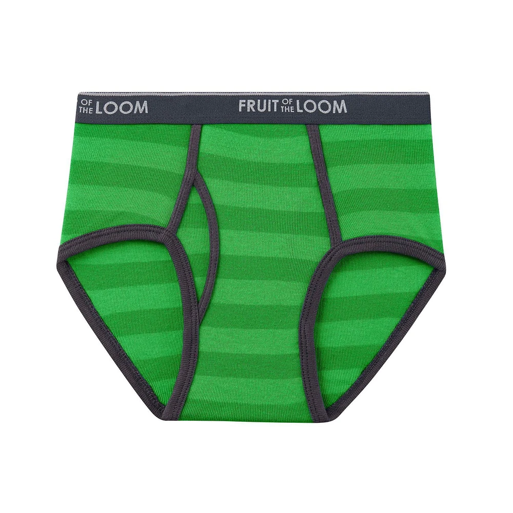 Slip de mode Fruit of the Loom pour garçons, paq. de 5 Tailles P-TG