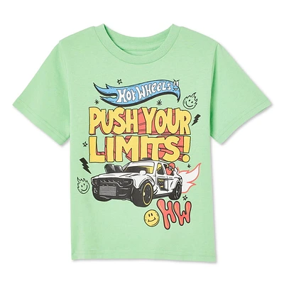 Hot Wheels Toddler Boys' Short Sleeve Tee, Sizes 2T-5T