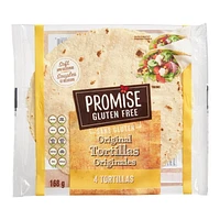 Promise Gluten Free Original Tortillas, 4 tortillas, 168 g total