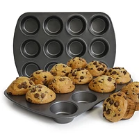 PILLSBURY NON STICK 12-CUP MUFFIN PAN SET - 2 PIECES