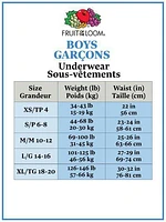 Boys' Breathable Flex Boxer Briefs, Pack of 4, Sizes S-XL