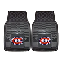 FanMats NHL Montreal Canadiens Vinyl Car Mat– Set of 2