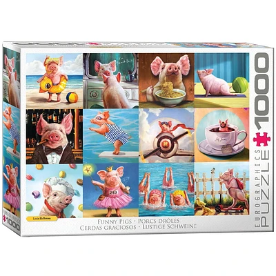 Funny Pigs 1000 Piece Puzzle