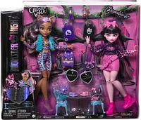 Two Monster High Dolls with Two Pets, Draculaura and Clawdeen Wolf