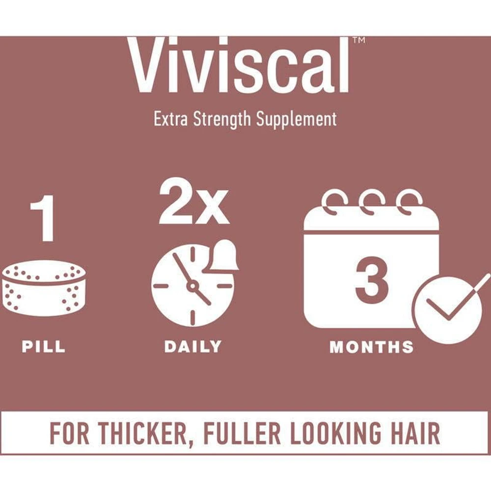 Viviscal Extra Strength Advanced Hair Health Supplement, Supplement