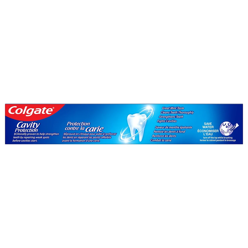 Colgate Cavity Protection Fluoride Toothpaste, Regular