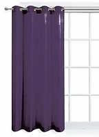 MAINSTAYS Faux Silk  Purple Window Panel