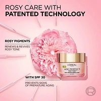 L’Oréal Paris Age Perfect Rosy Tone SPF 30 Moisturizer, with LHA & Imperial Peony Extract, 50 ml, Rosy Tone SPF 30 Moisturizer, 50 ml