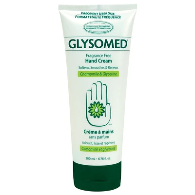 Glysomed® Fragrance Free Hand Cream, 200 mL