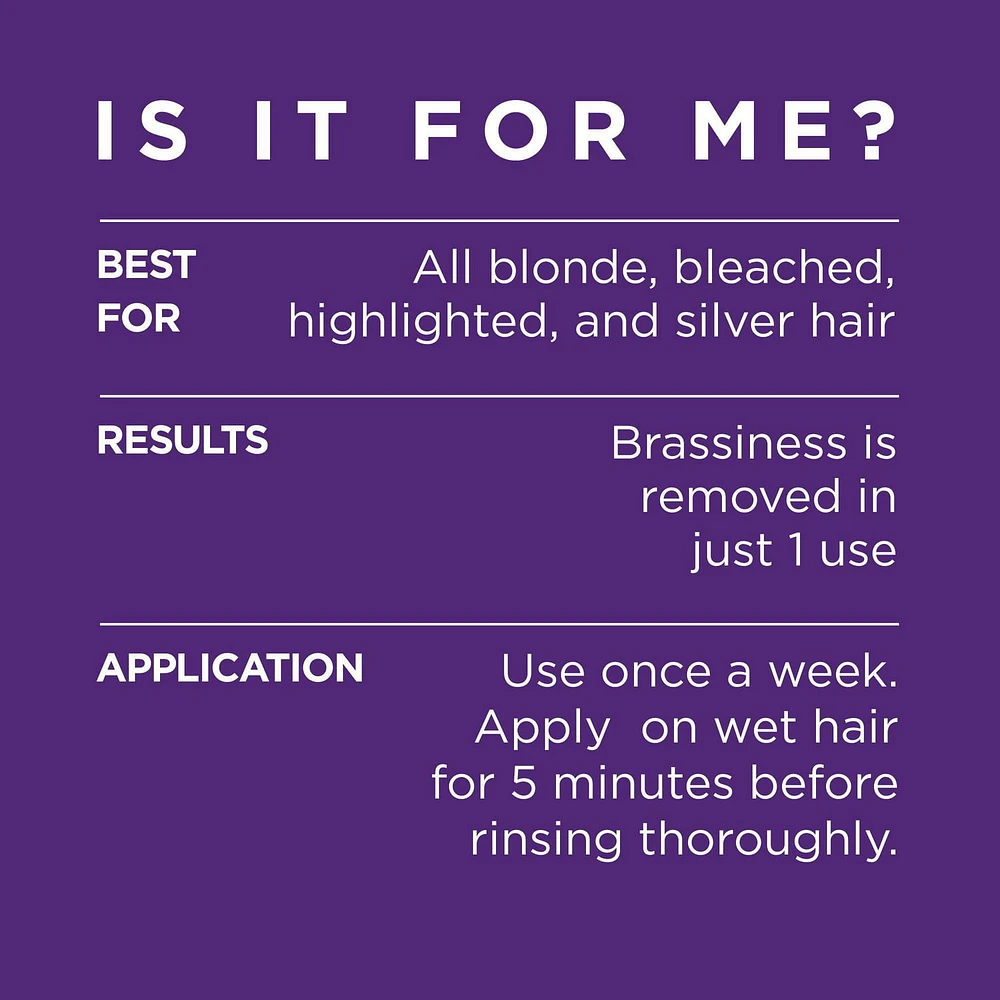 L’Oreal Paris Hair Expertise Color Radiance Purple Conditioner, Neutralizes Unwanted Yellow And Orange Tones