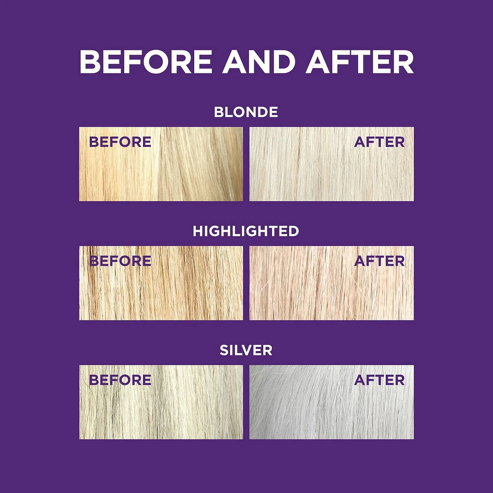 L’Oreal Paris Hair Expertise Color Radiance Purple Conditioner, Neutralizes Unwanted Yellow And Orange Tones