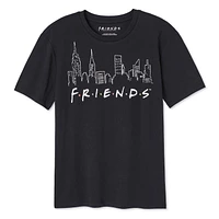 T-shirt avec imprimé graphique Friends pour femmes