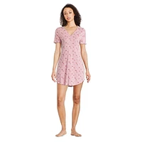 Chemise de nuit en pointelle George pour femmes Tailles P–TG