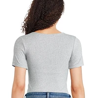 George Women's Henley Bodysuit, Sizes XS-XXL